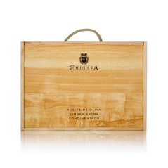 Wooden Case Oil 6 condiments of Chinata for gift