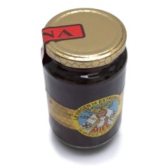 Natural oak honey in 500 gr format