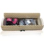 Trunk wicker beige oval with chocolate of fig chocolat Rabitos Royale and miniature of marmalade of raspberry