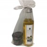 Pack olive oil 100 ml and jam of cherry for gift.