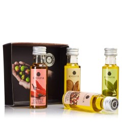 Case of 4 mini spiced oils for your event details for guest in events