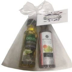 Aceite de oliva y vinagre minis para regalar en eventos