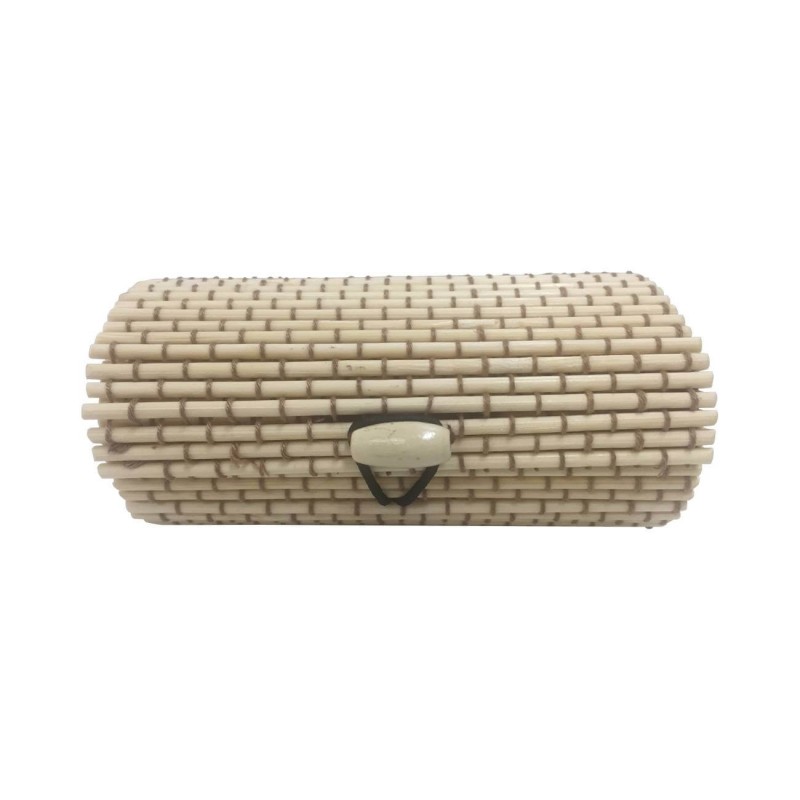 Trunk wicker beige for gift