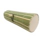 Wooden trunk wicker beige-green long