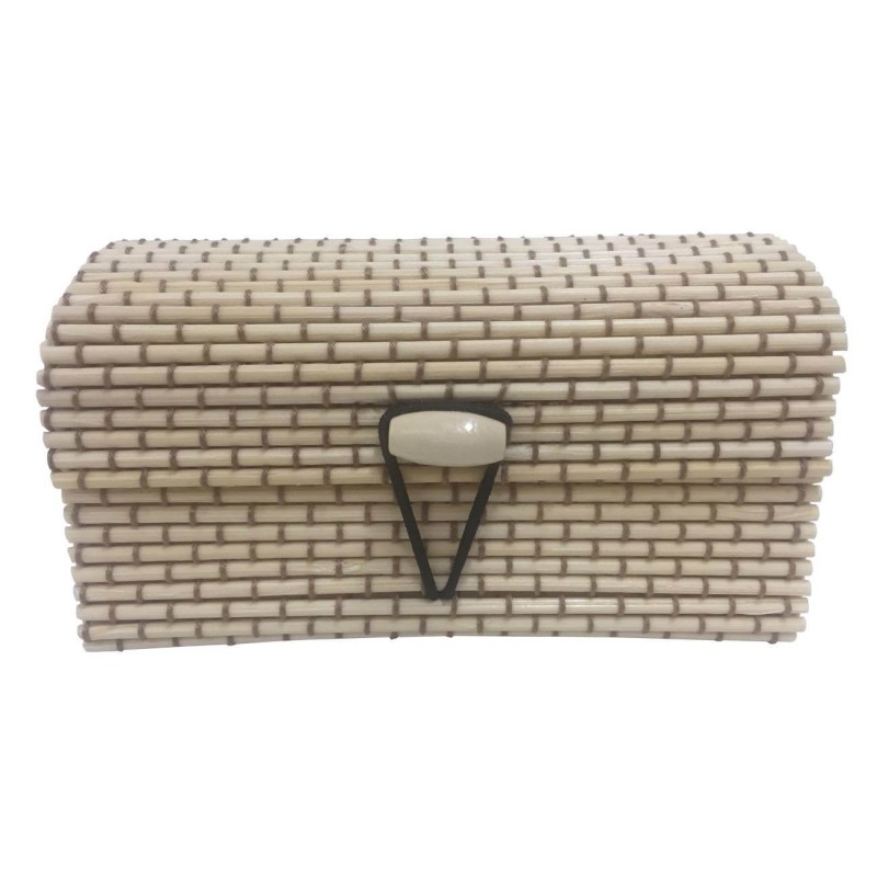 Beige wicker trunk unisex