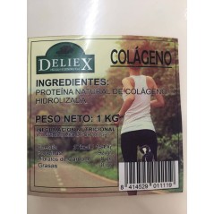 Bolsa de colágeno alimenticio de 1kg