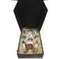 Small case with honey, oil, vinegar, jams, chocolates, cream cheese and pates for company gifts