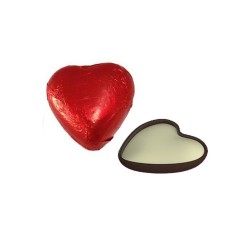 Sac de chocolats fourrés au coeur avec du lait pour les événements