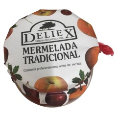 (Mermelada natural de Fresa en tarro de cristal 120 gr Deliex para boda)