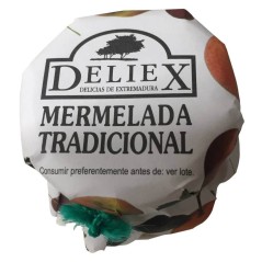 Mermelada de melocotón natural 120 gr marca Deliex para comuniones