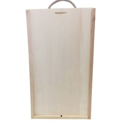 Caja de madera para 2 botellas