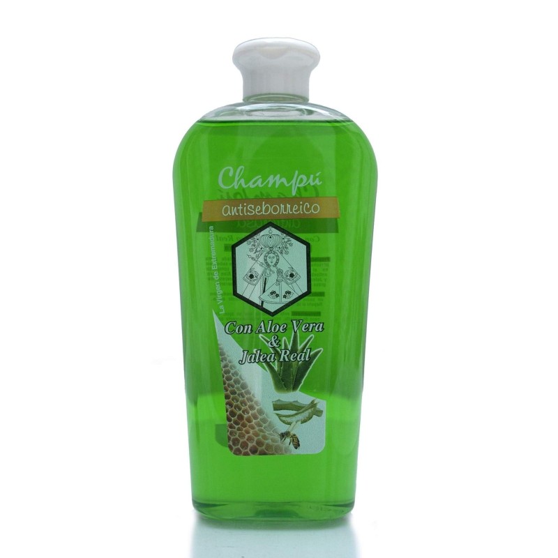 Shampooing anti-gras a l'aloe vera et a la gelee royale