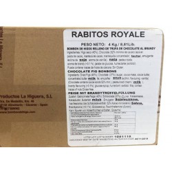 Large box 4 kg fig chocolates Rabitos Royale bulk