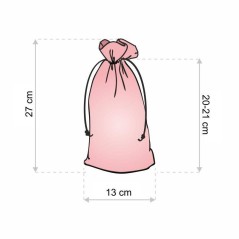 Bolsa de lino para presentar detalles de eventos como bodas, bautizos..