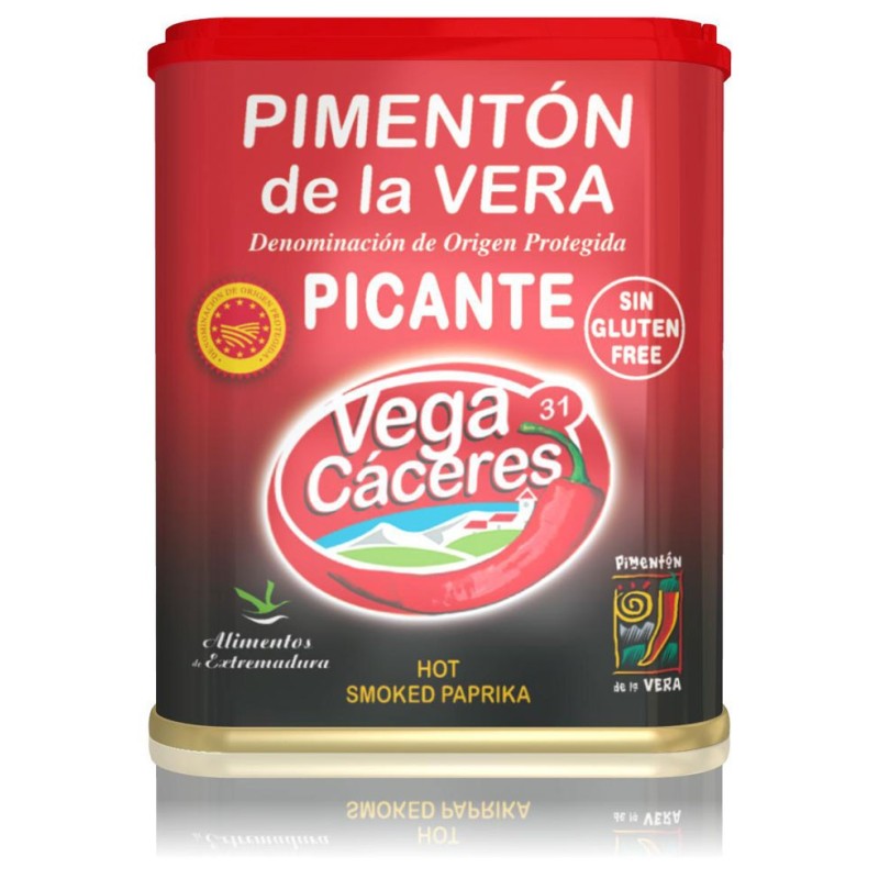 Pimentón de la Vera Ahumado picante (Lata 75g) D.O.P