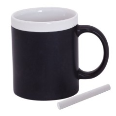 Tasse de tableau noir avec craie à dessiner avec un cadeau, capacité de 350 ml