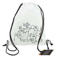 Mochilas en forma de saco o Petate Infantiles con cuerdas de algodón ⭐