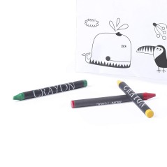 ▷ Case For Drawing | Tucano, Whale & Fox 【CHEAP GIFT】