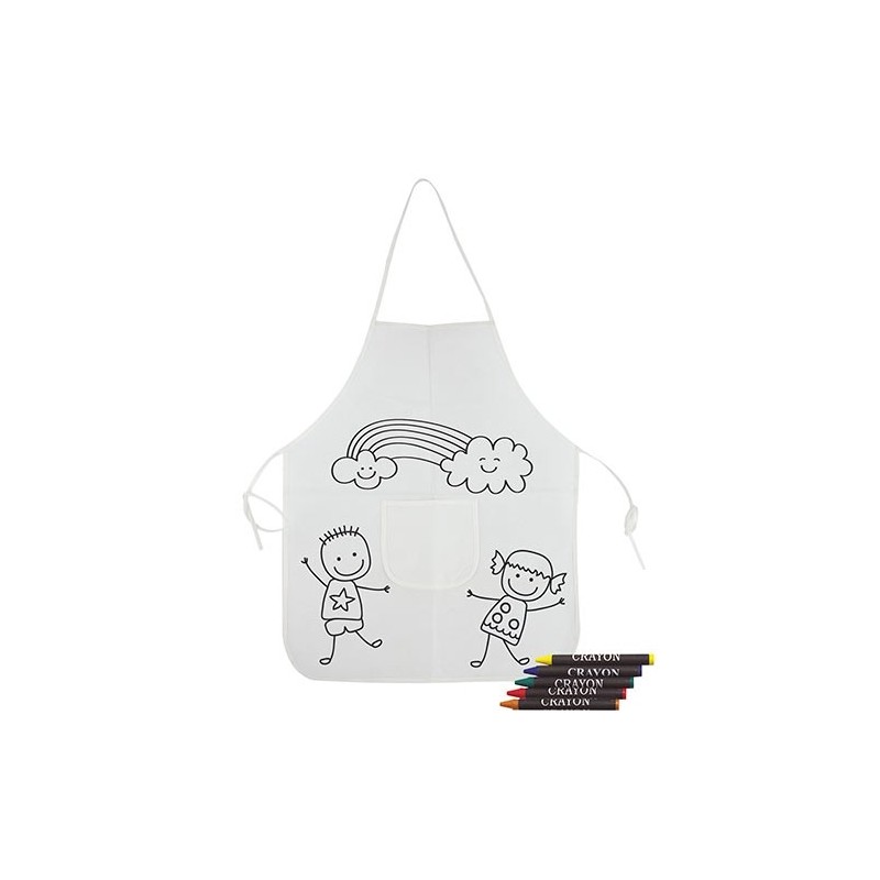 Children Apron for color detail birthday