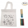 (AMAZON) 30 sacs planètes et étuis BLEU avec crayons et taille-crayons