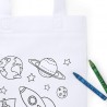 (AMAZON) 30 Bags Planets And Cases BLUE with pencils and pencil sharpeners