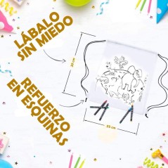 Pack infantil con 80 piezas para colorear y regalar en cumpleaños