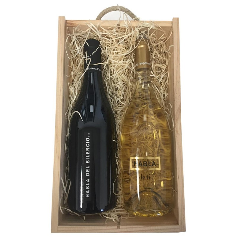 Wines Speak in a wooden gift box