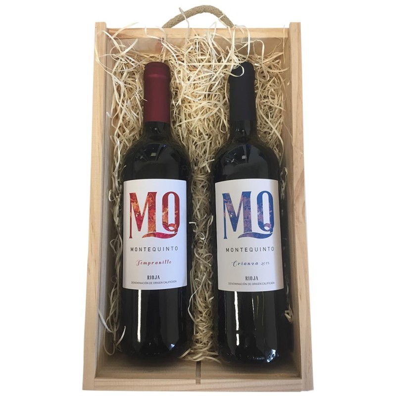 Gift box with two Rioja wines