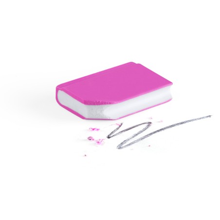 Set 4 Erasers with book-shaped detail for children