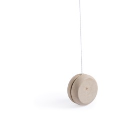 Toys to give to children on birthdays, yoyo of natural wood