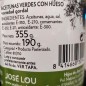 Aceitunas verdes con hueso - Variedad Gordal 355 gr