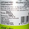 Aceitunas verdes rellenas de ajo 350 gr