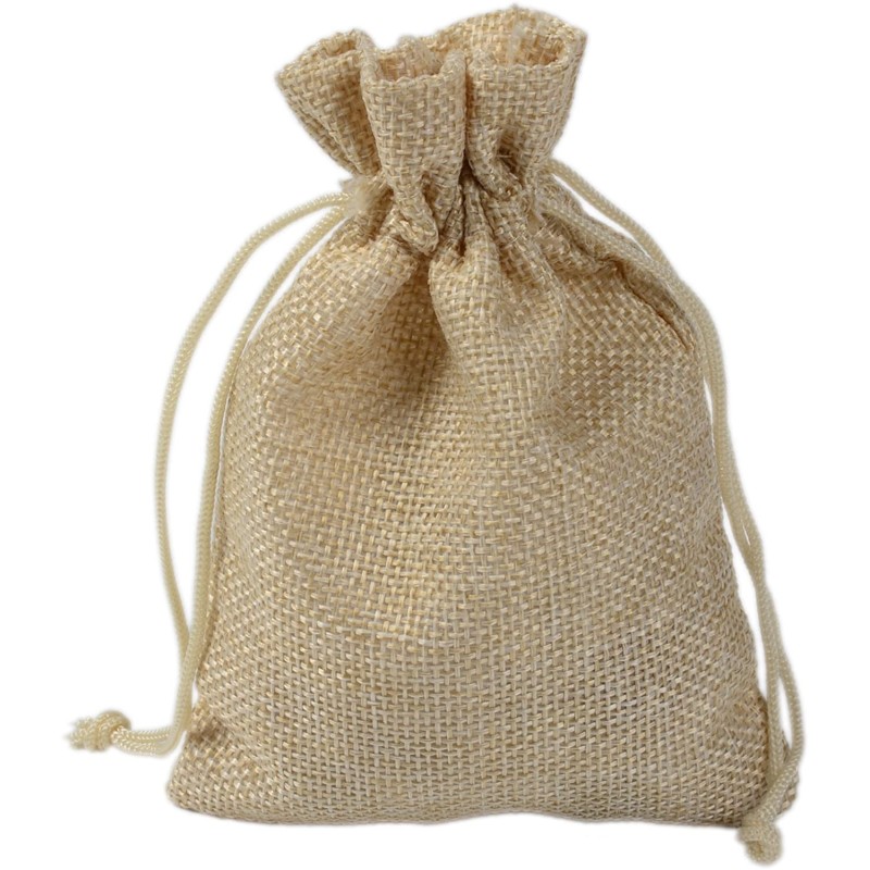 Sac en lin naturel 13x18 cm