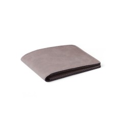 Gray leather wallet