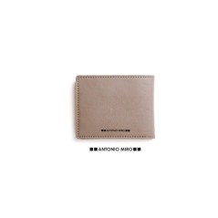 portefeuille en cuir gris | Regalos Gourmet Online