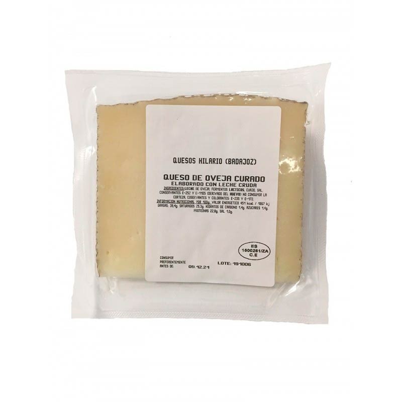 Wedge of sheep cheese cured (250g)