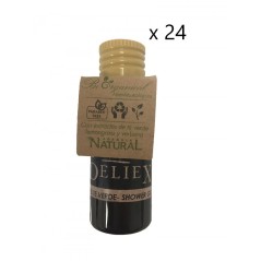 Gel de bain et shampooing avec coffre miniature en bois pour vos événements