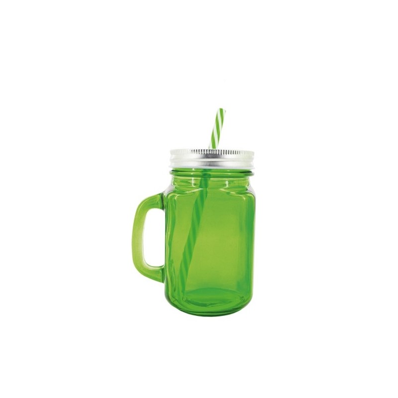 Green glass pitcher 500 ml