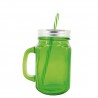 Green glass pitcher 500 ml