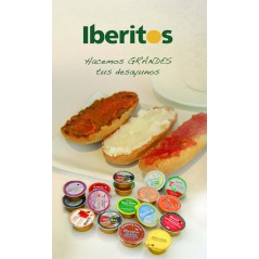 Plateau varié de pâtés Iberitos 25g x 18unités, déjeuner