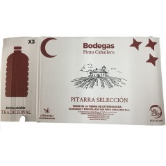 Caja de vino de pitarra clarete 15 litros