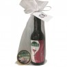 24 lots Miniature wines Extremeño Deliex with pâté and organza bags for weddings