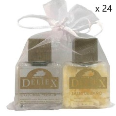 Set de baño Deliex que consta de colonia y sales de baño