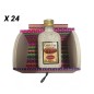 24 x Coffret cadeau botte avec liqueur de crème