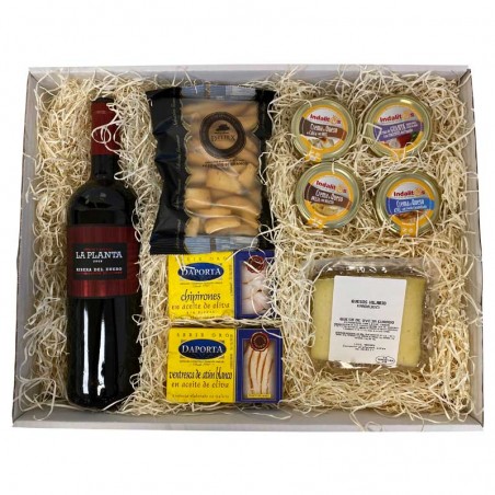 Picoteo 5 Case - Wine, cheeses, preserves and pickles
