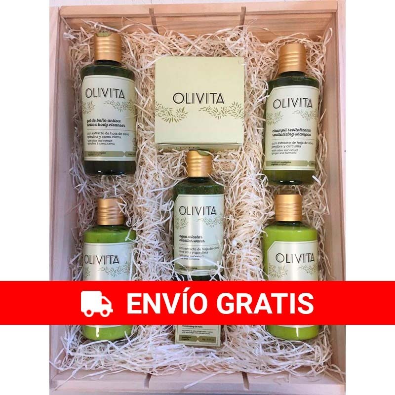 Estuche madera Cosmética Ecológica grande Olivita La Chinata nº2