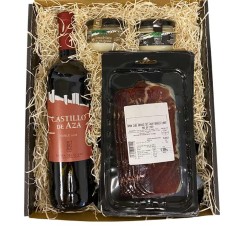 Pack Picoteo 13 - Vino Castillo de Aza, ibéricos, quesos y picos Deliex