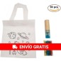 (AMAZON) 30 sacs planètes et étuis BLEU avec crayons et taille-crayons