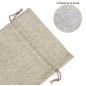 Sachet en jute idéal pour les cadeaux d'invités (15 x 20 cm)