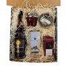 Medium case with acorn liqueur, oil, jam, chocolates and gift pâté